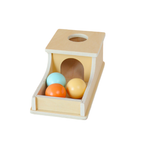 KYOU Basic Montessori Object Permanance Box Ball Drop