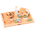 Bundle CHAYA Matcha Set + NARA Montessori Tray Small - Mainan Pretend Play by Liliboo
