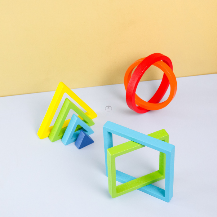 CHIE Rainbow Stacking Blocks - Mainan Balok Susun by Liliboo