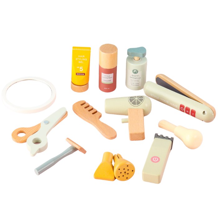 CLIP Hairstylist Set Pretend Play - Mainan Pretend Play by Liliboo