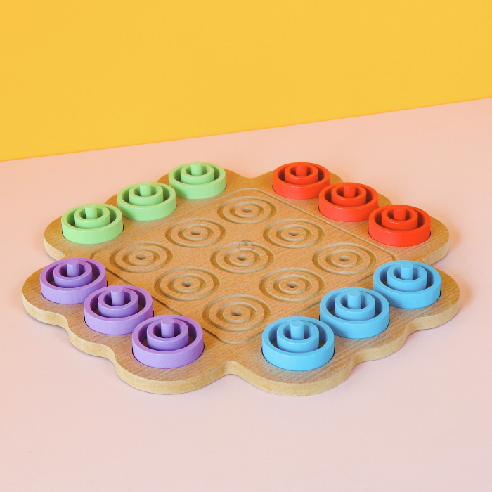 EIJI Otrio Family Board Game - Board Game Kayu by Liliboo