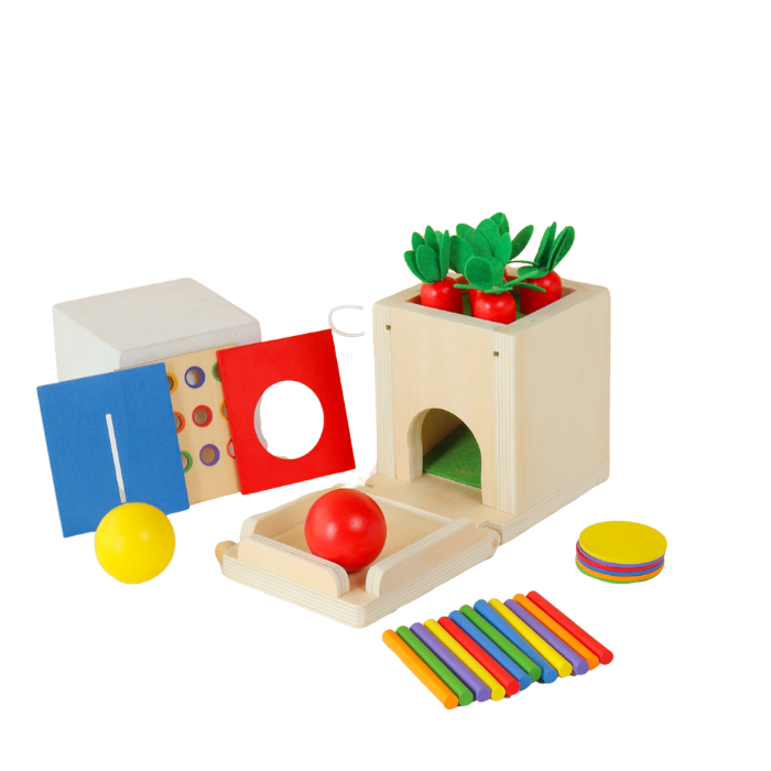 ETSU Activity Cube 4 in 1 - Mainan Activity Cube & Busy Board by Liliboo