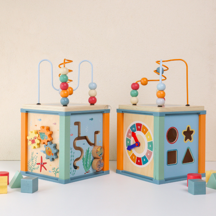 ETSU Activity Cube 5 In 1 - Mainan Activity Cube & Busy Board by Liliboo