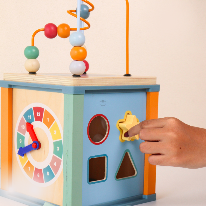 ETSU Activity Cube 5 In 1 - Mainan Activity Cube & Busy Board by Liliboo