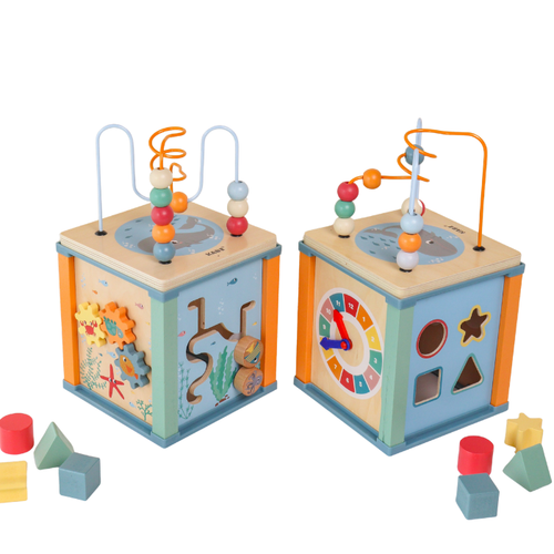 ETSU Activity Cube 5 In 1 - Mainan Activity Cube & Busy Board by Liliboo