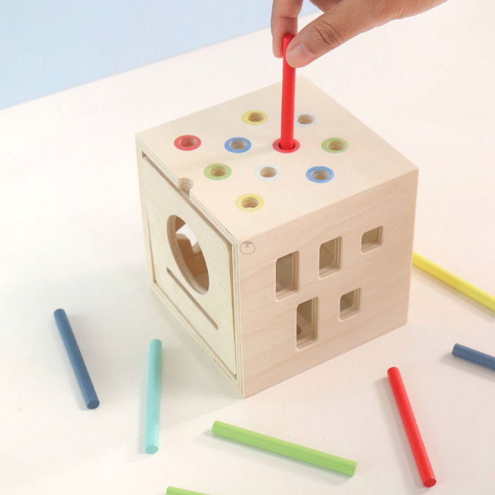 ETSU Activity Cube 7 in 1 - Mainan Activity Cube & Busy Board by Liliboo