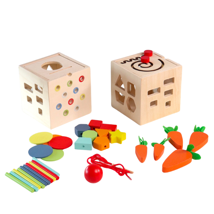 ETSU Activity Cube 7 in 1 - Mainan Activity Cube & Busy Board by Liliboo