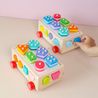 ETSU Shape Sorter Wagon 3in1 - Mainan Activity Cube & Busy Board by Liliboo