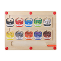 FUJI Magnetic Maze Board Color Number - Mainan Kenali Warna & Bentuk by Liliboo