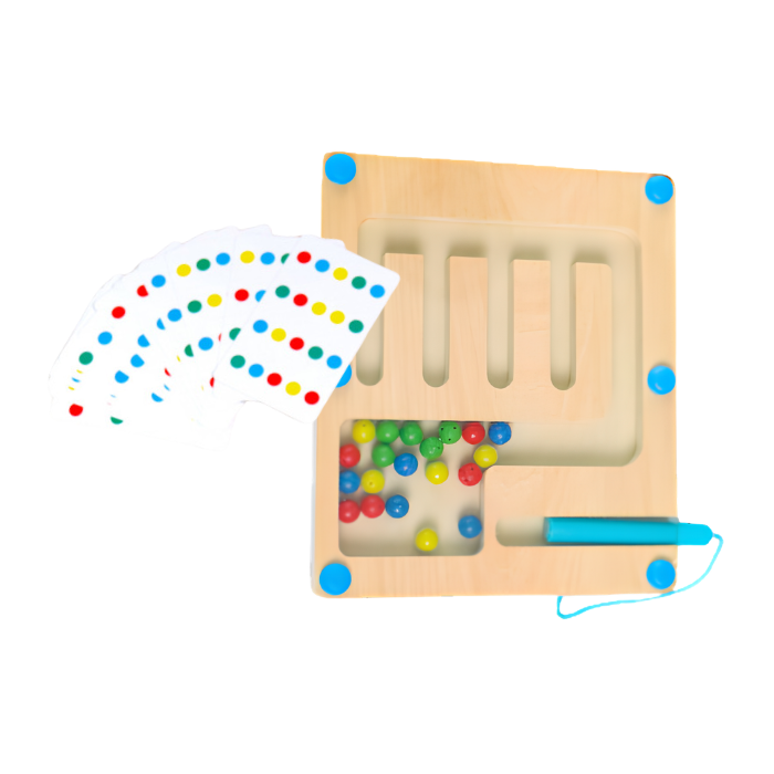 FUJI Mini Magnetic Color Matching Game Maze Board - Mainan Kenali Warna & Bentuk by Liliboo