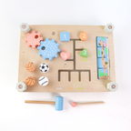 HARU Busy Board Animal Farm 7 in 1 - Mainan Activity Cube & Busy Board by Liliboo