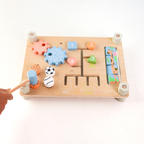 HARU Busy Board Animal Farm 7 in 1 - Mainan Activity Cube & Busy Board by Liliboo