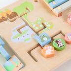 HARU Busy Board Animal Farm 7 in 1 - Mainan Activity Cube & Busy Board by Liliboo