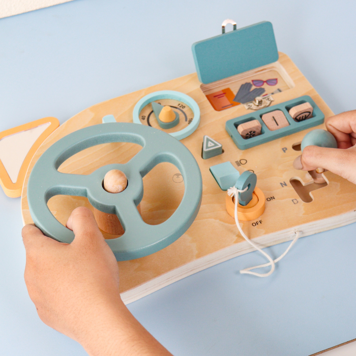 HARU Busy Board Car - Mainan Activity Cube & Busy Board by Liliboo