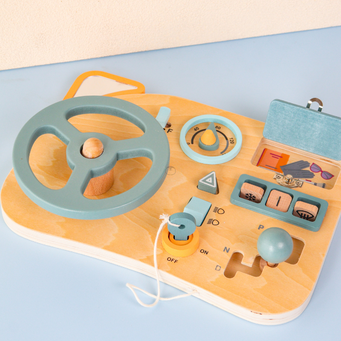 HARU Busy Board Car - Mainan Activity Cube & Busy Board by Liliboo