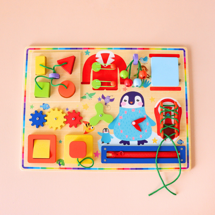 HARU Busy Board Wonder - Mainan Activity Cube & Busy Board by Liliboo