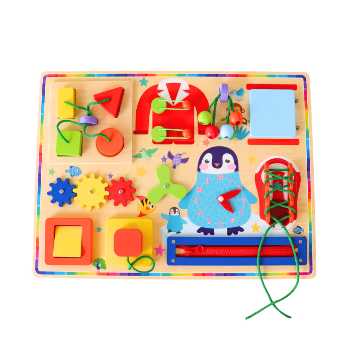 HARU Busy Board Wonder - Mainan Activity Cube & Busy Board by Liliboo