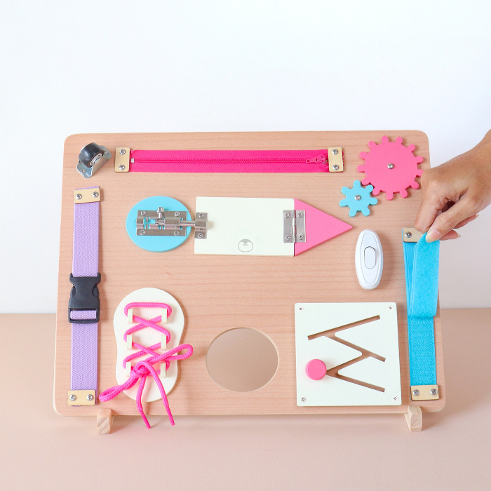 HARU Tracing Busy Board - Mainan Activity Cube & Busy Board by Liliboo