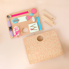 HARU Tracing Busy Board - Mainan Activity Cube & Busy Board by Liliboo