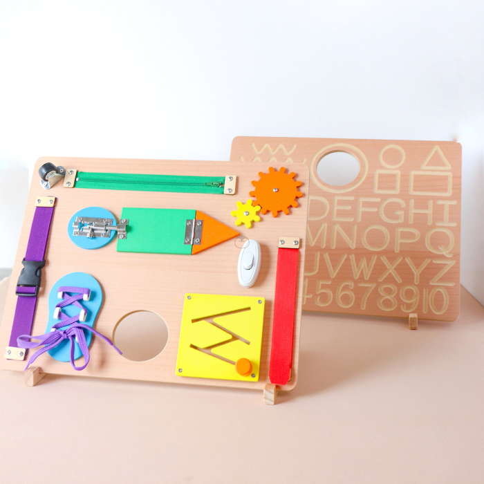 HARU Tracing Busy Board - Mainan Activity Cube & Busy Board by Liliboo