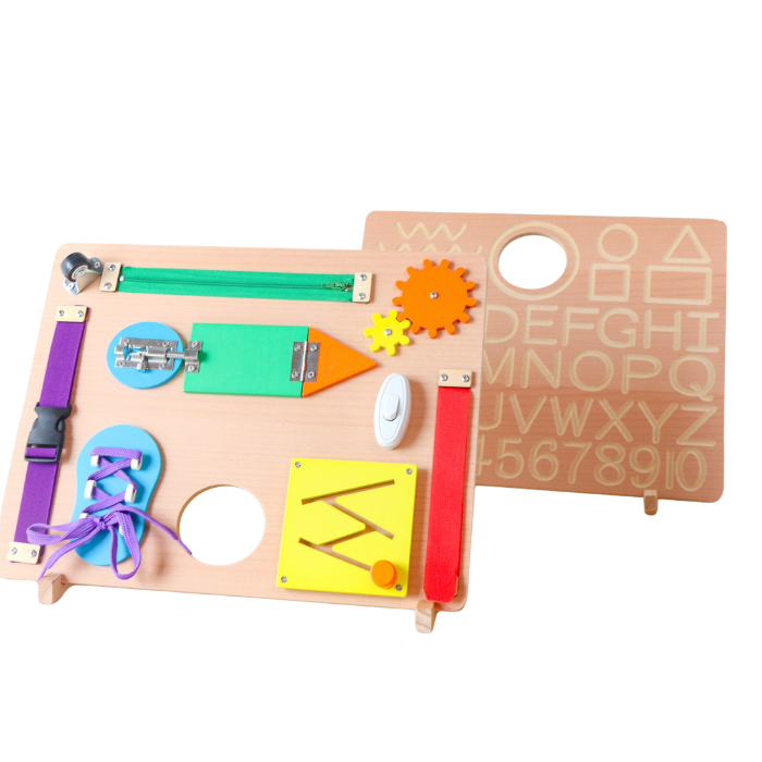 HARU Tracing Busy Board - Mainan Activity Cube & Busy Board by Liliboo