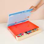 HIRO Magnetic Puzzle Board Ocean - Mainan Puzzle Magnetic by Liliboo