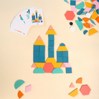 ISHI Geometric Puzzle 180 Pcs - Mainan Puzzle Kayu by Liliboo