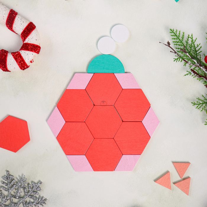 ISHI Geometric Puzzle 180 Pcs - Mainan Puzzle Kayu by Liliboo