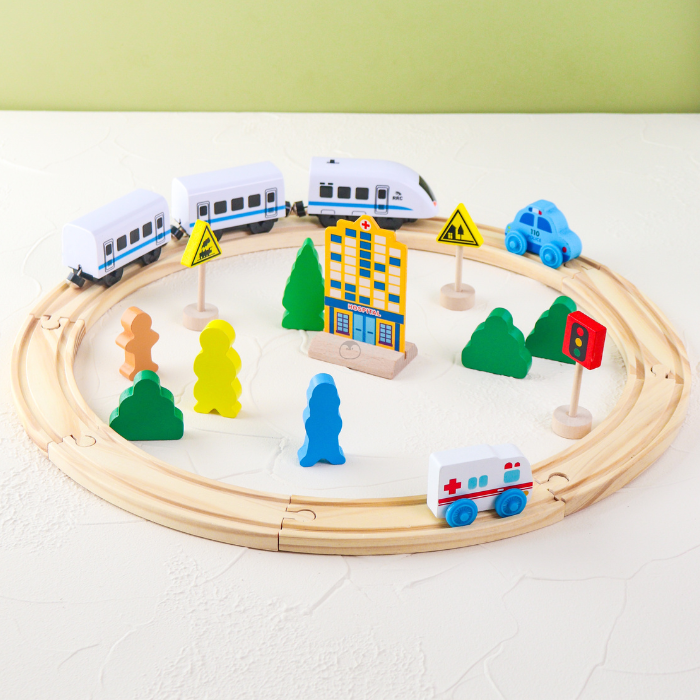 JIRO Mini Train Track - Mainan Pretend Play by Liliboo