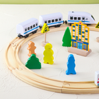JIRO Mini Train Track - Mainan Pretend Play by Liliboo