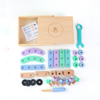KIMI Creative Toolkit 30 pcs - Mainan Puzzle Kayu by Liliboo
