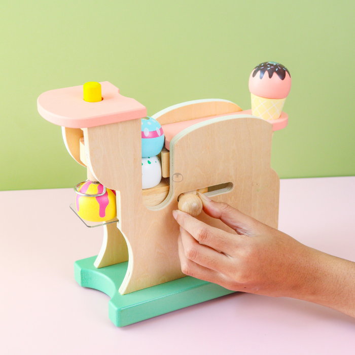 KRIM Ice Cream Machine Pretend Play - Mainan Pretend Play by Liliboo