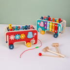 KUMA Whack A Mole 4 In 1 - Mainan Activity Cube & Busy Board by Liliboo
