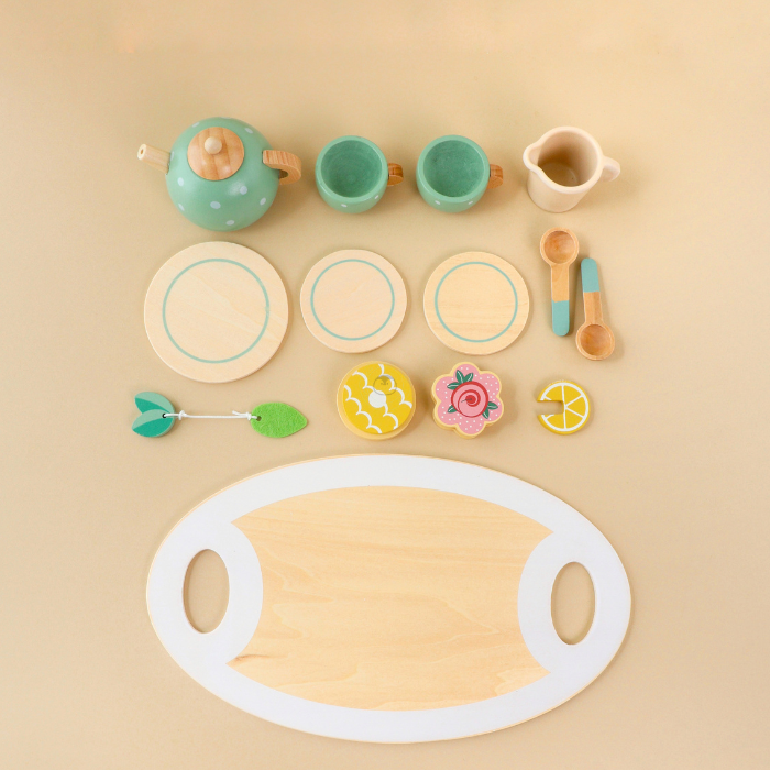 KUMI Nyonya Tea Set - Mainan Pretend Play by Liliboo