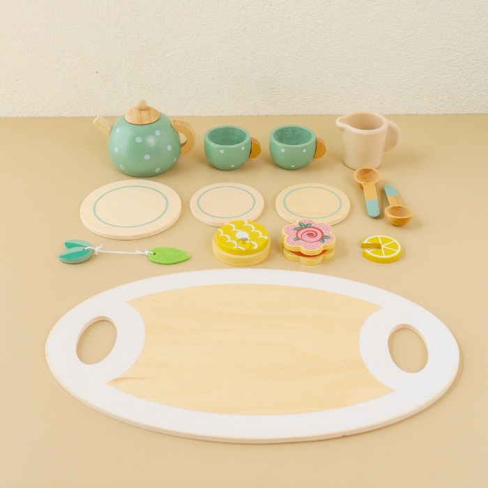 KUMI Nyonya Tea Set - Mainan Pretend Play by Liliboo
