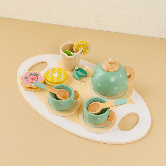 KUMI Nyonya Tea Set - Mainan Pretend Play by Liliboo