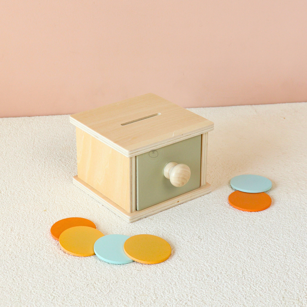 KYOU Basic Montessori Coin Box - Mainan Montessori by Liliboo