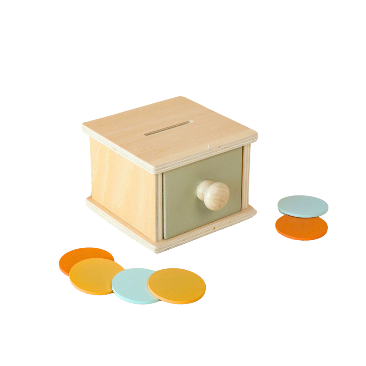 KYOU Basic Montessori Coin Box - Mainan Montessori by Liliboo