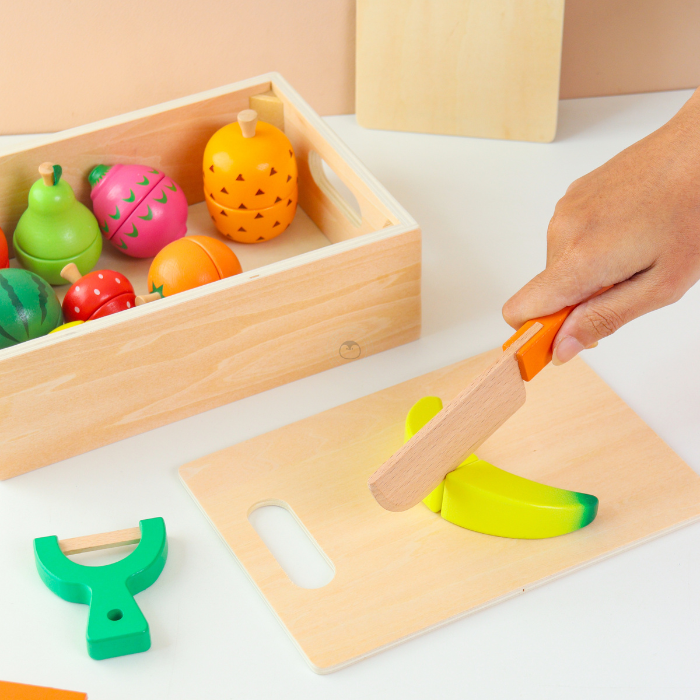 MINA Cutting Fruits Set Pretend Play - Mainan Pretend Play by Liliboo
