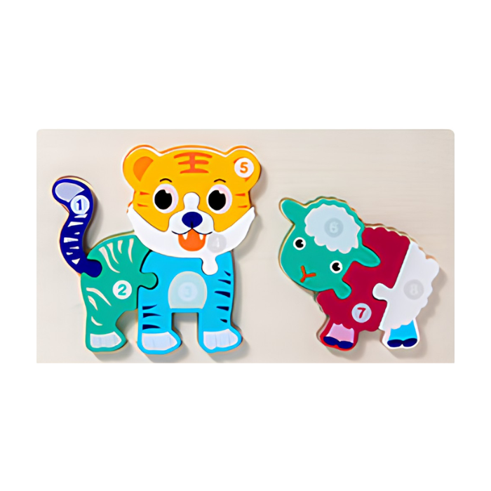 MIYU Puzzle 3D - 2 Set - Mainan Puzzle Kayu by Liliboo