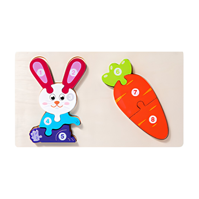 MIYU Puzzle 3D - 2 Set - Mainan Puzzle Kayu by Liliboo