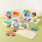 MIYU Puzzle 3D - 2 Set - Mainan Puzzle Kayu by Liliboo