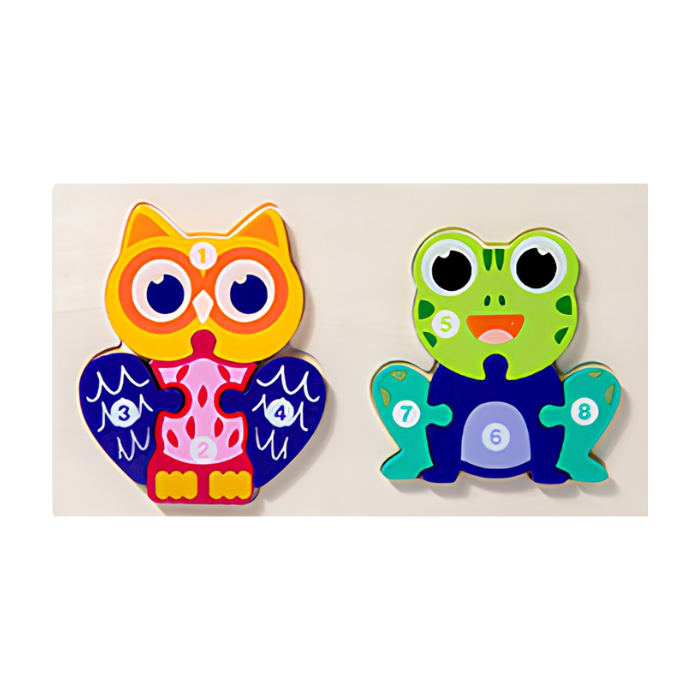 MIYU Puzzle 3D - 2 Set - Mainan Puzzle Kayu by Liliboo