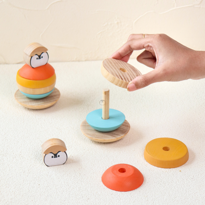 MOMO My First Stacking Blocks - Mainan Balok Susun by Liliboo