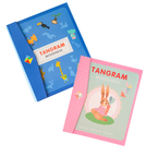 MURA Magnetic Tangram Book - Mainan Puzzle Magnetic by Liliboo
