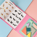 MURA Magnetic Tangram Book - Mainan Puzzle Magnetic by Liliboo