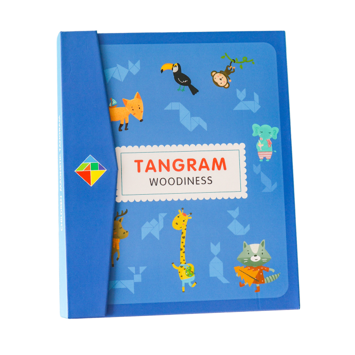 MURA Magnetic Tangram Book - Mainan Puzzle Magnetic by Liliboo