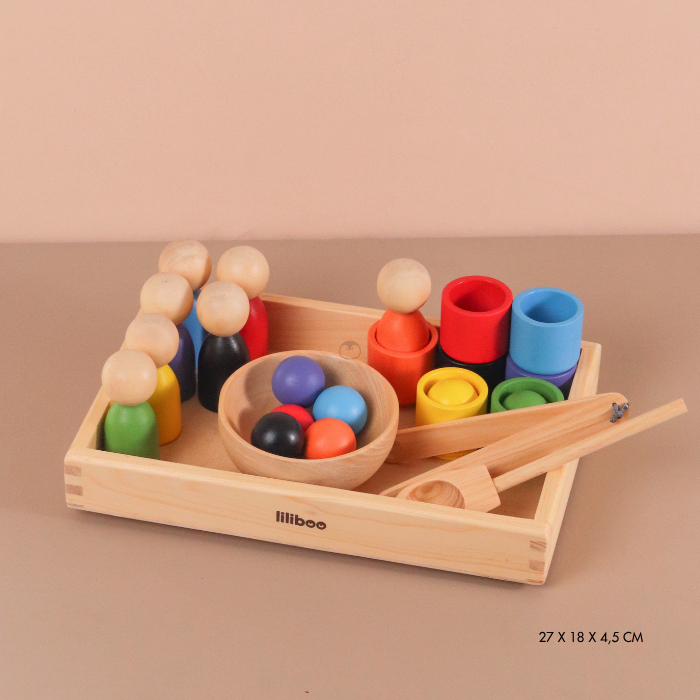 NARA Montessori Tray - Montessori Tool by Liliboo