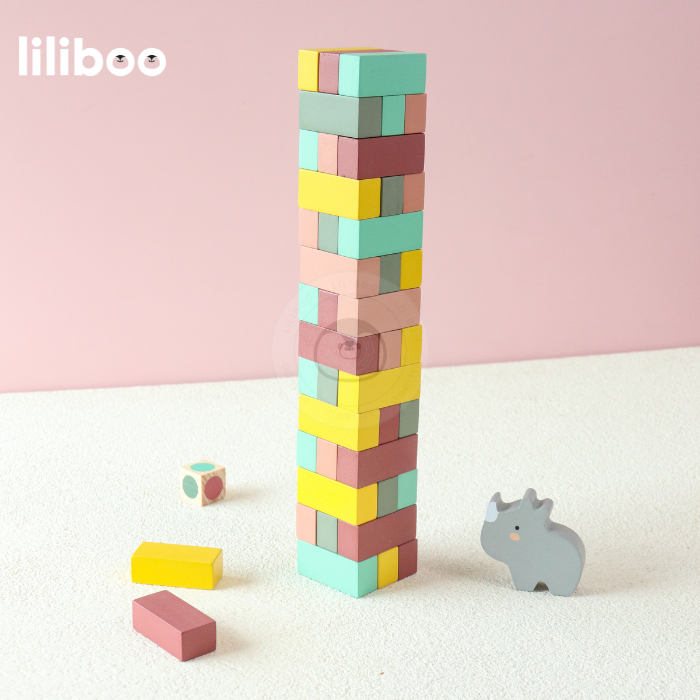 QUEST Save My Rhino - Mainan Balok Susun by Liliboo