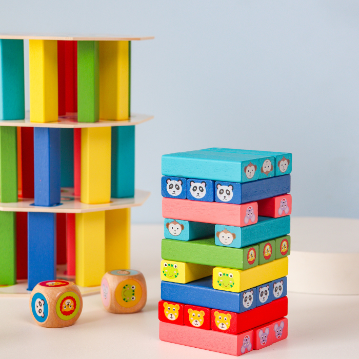 RIKA Domino Blocks 54 Pcs - Mainan Balok Susun by Liliboo